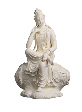 坐岩思维观音省大师李光涌作品