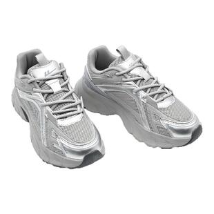 回力新款男女款老爹鞋运动跑步时尚休闲透笔画耐磨学生慢跑鞋潮流