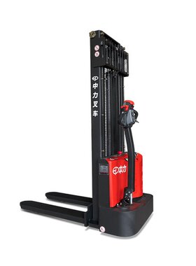 中力叉车1.5吨经济型步行式电动堆高车型号EST152Z起升高度2.5米