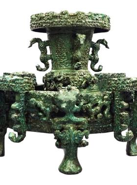 纯铜曾侯乙尊盘御尊仿古青铜器