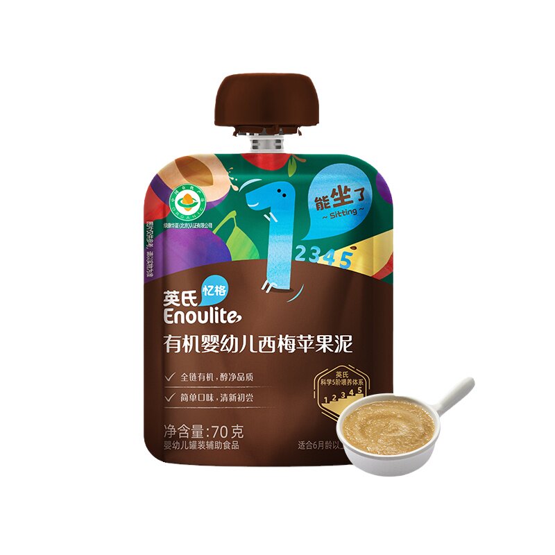 英氏有机果泥宝宝辅食泥