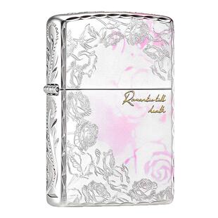 zippo打火机正品 镀银幻彩玫瑰爱恋偷不走的爱恋生日礼物男生女生