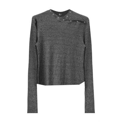 NOSICKING25AW*金属扣交叉长袖