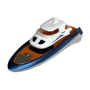 迷你无线RC遥控赛艇仿真戏水上小快艇模型男孩礼物玩具充电动轮船