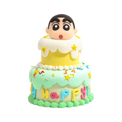 【蜡笔小新限定】生日快乐生日蛋糕券北京上海同城配送MS BONCAKE