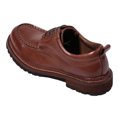 马皮工装鞋男士复古水洗休闲皮鞋