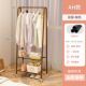 挂衣架落地卧室移动简易晾衣服架子单杆式 家用室内角落衣帽架加i.