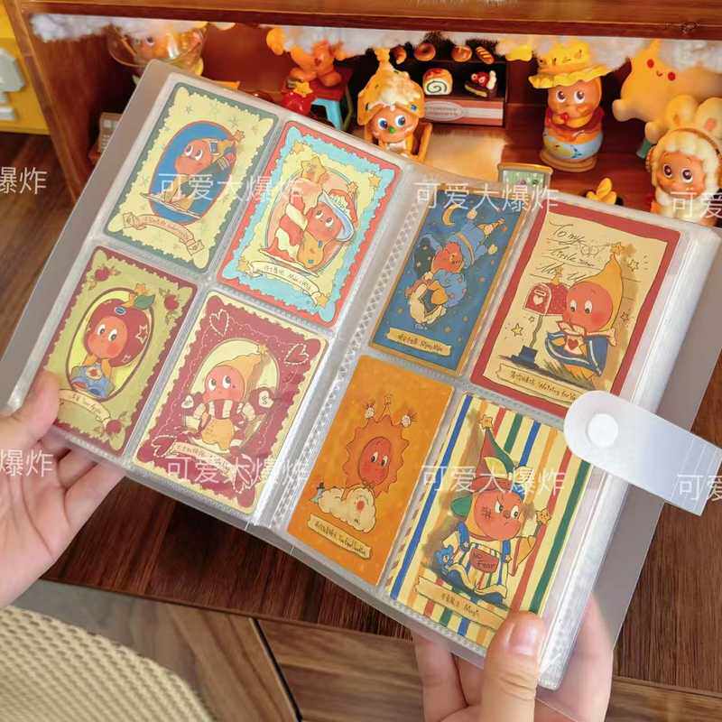盲盒卡片收纳册泡泡玛特手办身份卡片收集本小卡收藏册大容量卡包