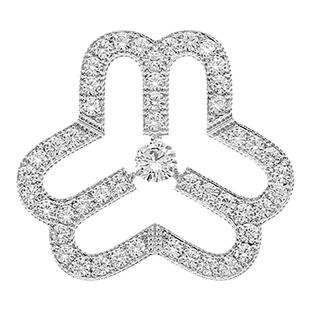 妇联标志胸针高档女西装配饰别针妇女联合会徽章装饰衣服胸花饰品