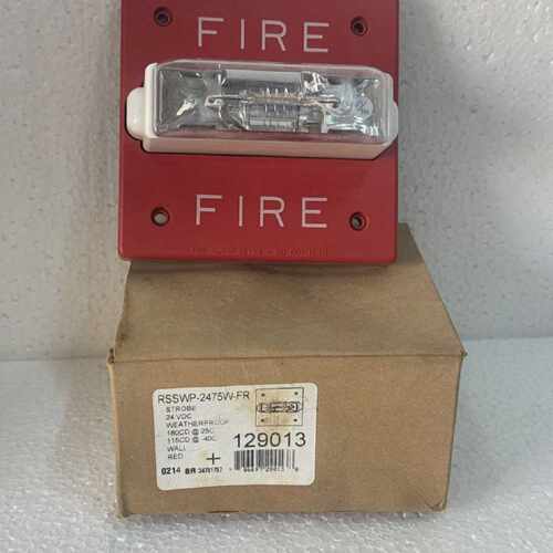 COOPER WHEELOCK RSSWP-2475W-FR 129013 24VDC WEATHERPROOF STR
