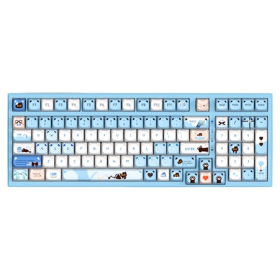 R99慵懒的猫主题客制化机械键盘