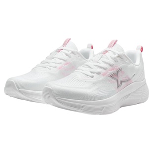 特步跑鞋女鞋2025春新款正版网面透气减震轻便运动鞋975318110085