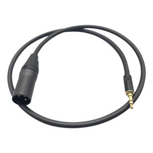 3.5mm转卡侬母手机电脑声卡连调音台音频线卡农公麦克风XLR话筒线