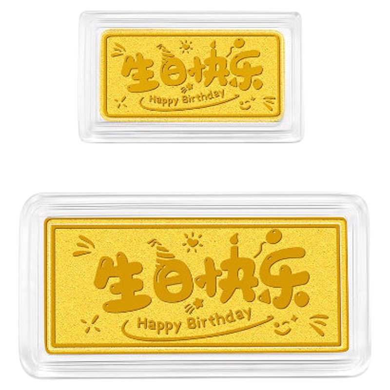 潮宏基第1桶金黄金足金金条