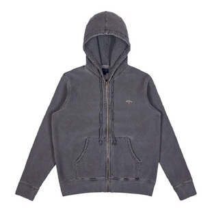 NOAH初代十字加厚开衫外套水洗做旧蜡染拉链连帽卫衣男女情侣款