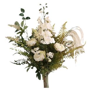 米子家居美式干花大花束客厅摆设高级仿生假花花艺仿真花轻奢高端