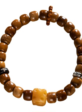 玉石貔貅手串女文玩木质手链礼物