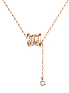 IDO18k金玫瑰金小蛮腰项链