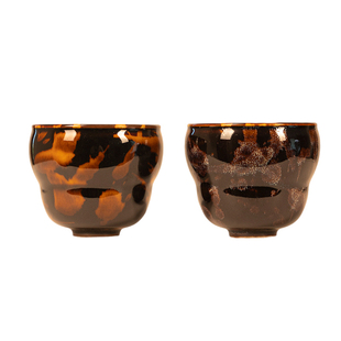 匠人列传福禄主人杯礼盒装对杯吉州窑玳瑁天目单杯景德镇陶瓷茶具