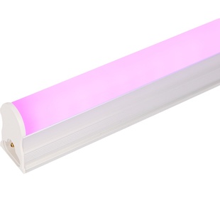紫色灯管紫粉led吊顶氛围房间卧室摄影荧光霓虹电灯棒T5T8灯条KTV