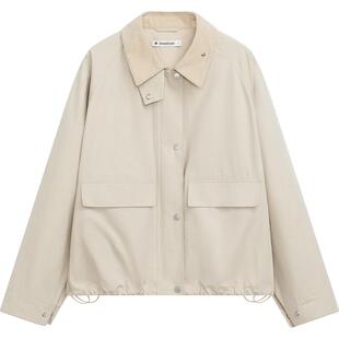 播工装短外套女春季小个子休闲宽松简约上衣DDR1WD5183