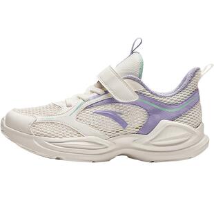 安踏儿童运动鞋女童鞋子2026新款春夏网面女童跑步鞋小白鞋