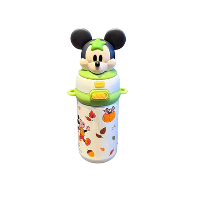 卡通米奇保温杯可爱儿童双饮杯