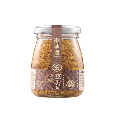 潮汕巡蒜头油175g潮汕特产炸蒜油