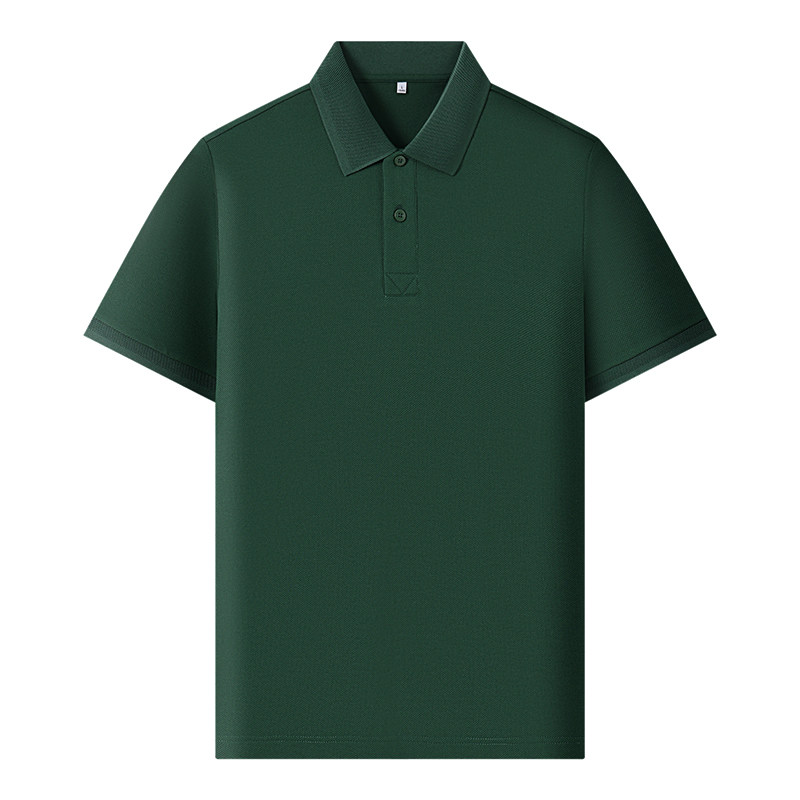 高端企业亚麻工作服polo衫定制4s店团体工装文化衫t恤短袖印logo