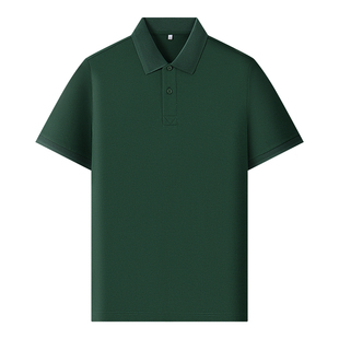 高端企业亚麻工作服polo衫定制4s店团体工装文化衫t恤短袖印logo