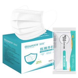 宽耳带口罩不勒耳朵秋冬一次性医疗医用外科男款冬季白色女高颜值