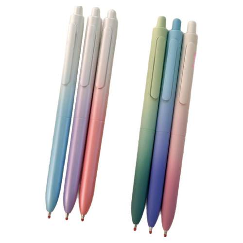 点石DS-0152极光畅响按动时空舱 中性笔刷题笔黑笔高颜值速干双珠