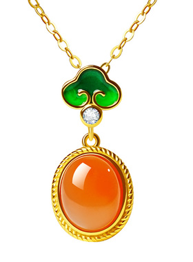 宫里上新天然正品南红项链