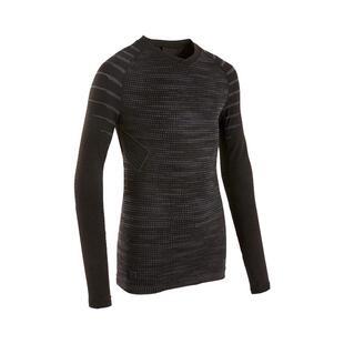 迪卡侬儿童运动紧身衣训练服针织儿童紧身衣男童足球篮球秋冬KIDO