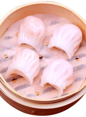 水晶虾饺速冻广式早茶点心商用