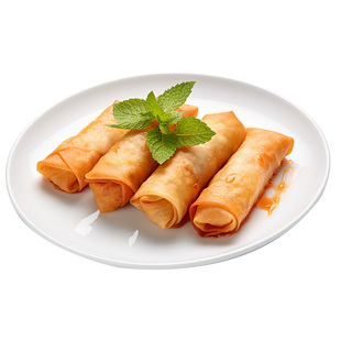 老式手工荠菜肉丝春卷半成品速食鲜肉炸春卷春饼酥脆点心半成品