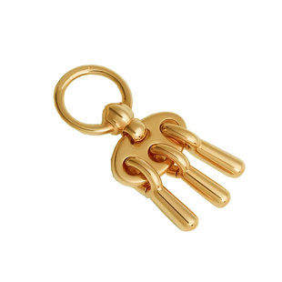 “玩具锁环吊饰”Twilly小丝巾扣夹镂空多功能围巾固定扣方形配饰