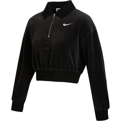 Nike/耐克正品女子运动休闲宽松舒适半拉链卫衣 DQ5939-010