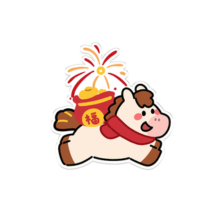 马到福到空调指示灯遮光贴灯太亮防刺眼贴纸亚克力空调装饰美化