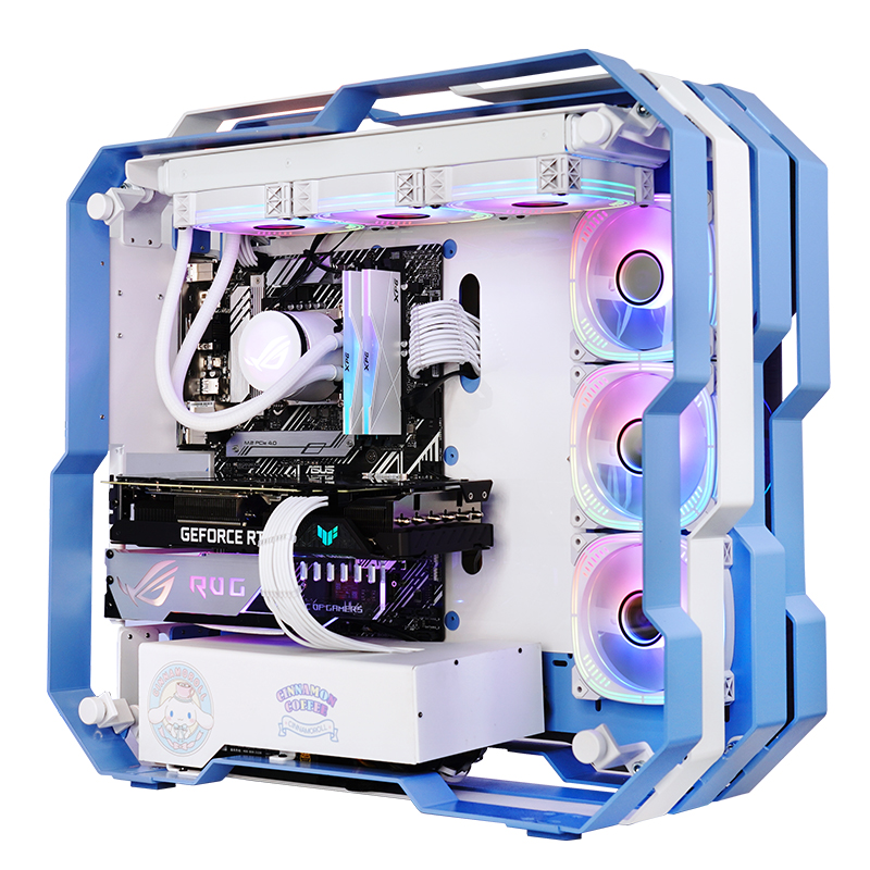 i914900K/4090/RTX4070TI/4080s 华硕全家桶显卡水冷电脑游戏主机