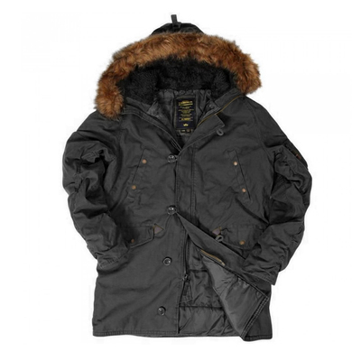 Alpha保暖n3b大衣修身棉服防寒服