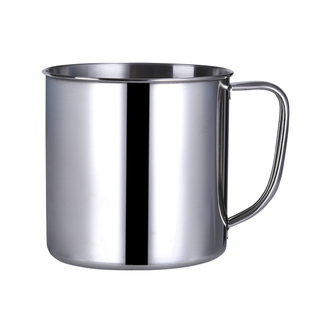 不锈钢口杯幼儿园水杯口杯学生儿童小杯子喝水茶杯金属茶缸子带盖