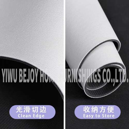 厨房地垫天然橡胶UV打印吸水皮地垫吸水速干软硅藻泥垫科技皮卷材