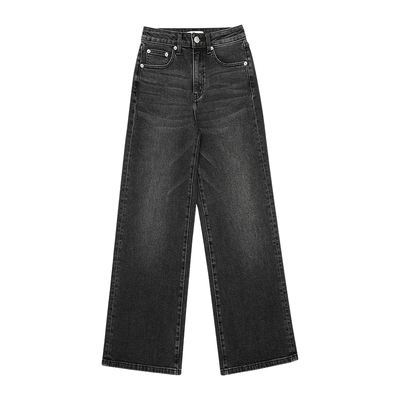 「天生直腿」秋冬黑灰色直筒裤