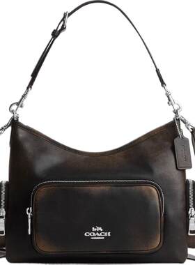【新款】COACH/蔻驰奥莱女士复古挚爱皮革LAUREL30号单肩包斜挎包