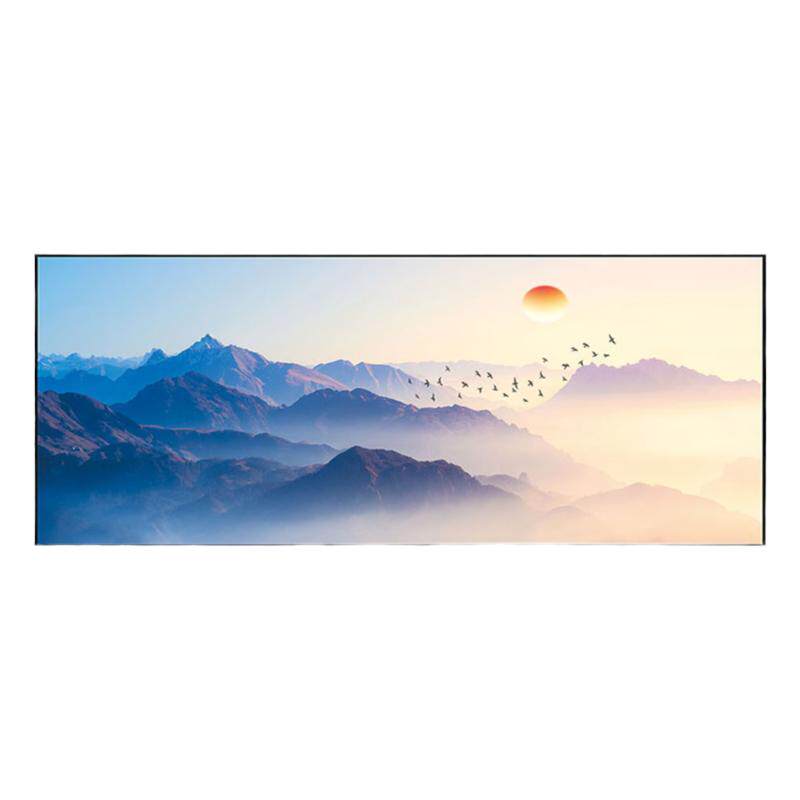 新款3D立体效果自粘贴画客厅办公室背景墙走廊山水风景画屏风壁纸