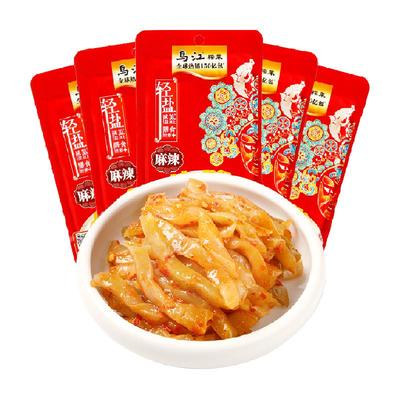 乌江88g麻辣红油脆爽榨菜丝5袋