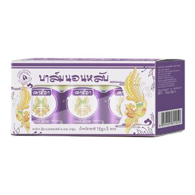 泰国kavagood卡瓦库德睡眠香膏晚安助眠安神改善失眠薰衣草固体膏