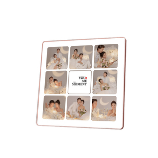 九宫格相框定制洗照片做成摆台婚纱照儿童情侣全家福相片打印diy