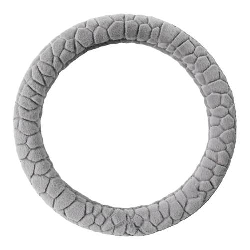 冬季毛绒方向盘套保暖防滑男女款可爱冬天毛绒汽车把套d型通用